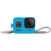 GoPro silikonové pouzdro + šňůrka (HERO8 Black) modré