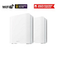 ASUS ZenWifi BT8 2-pack, WiFi7 Extendable Router, AiMesh, 1x WAN, 3x LAN, 1x 3.0