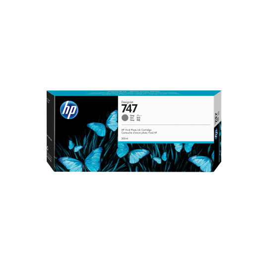 HP 747 300-ml Gray Ink Cartridge