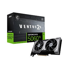 MSI VGA NVIDIA GeForce RTX 5060 Ti 16G VENTUS 2X OC PLUS, RTX 5060 Ti, 16GB GDDR7, 3xDP, 1xHDMI MSI VGA NVIDIA GeForce RTX 5060 Ti 16G VENTUS 2X OC PLUS, RTX 5060 Ti, 16GB GDDR7, 3xDP, 1xHDMI