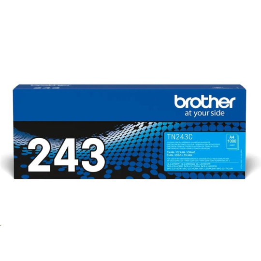 BROTHER Toner TN-243C - PRO HLL3210 HLL3270 DCPL3510 DCPL3550 MFCL3730 MFCL3770 - cca 1000stran