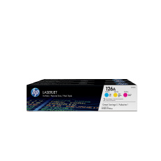 HP 126A CMY 3-pack LJ Toner Cart, CF341A (1,000 / 1,000 / 1,000 pages)