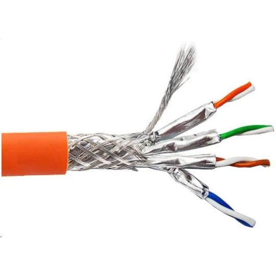S/FTP kabel LEXI-Net, Cat6A, LS0H, B2ca-s1a,d0,a1, oranžový, 500m, cívka S/FTP kabel LEXI-Net, Cat6A, LS0H, B2ca-s1a,d0,a1, oranžový, 500m, cívka