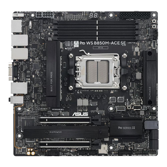 ASUS MB Sc AM5 Pro WS B850M-ACE SE, AMD B850, 4xDDR5, 1xHDMI, 1xDP, 1xVGA, mATX ASUS MB Sc AM5 Pro WS B850M-ACE SE, AMD B850, 4xDDR5, 1xHDMI, 1xDP, 1xVGA, mATX