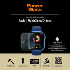 PanzerGlass Ochranné sklo Apple Watch Series 7 (45mm) černé PanzerGlass Ochranné sklo Apple Watch Series 7 (45mm) černé