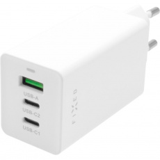 FIXED GaN síťová nabíječka s Power Delivery, 65W, bílá FIXED GaN síťová nabíječka s Power Delivery, 65W, bílá