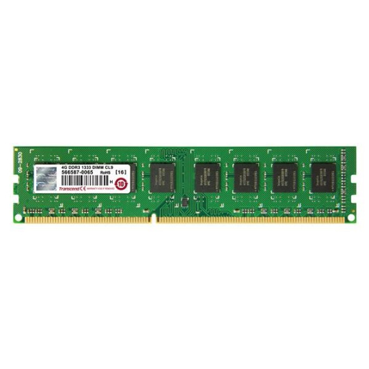 DIMM DDR3 4GB 1333MHz TRANSCEND TSRam™, 256Mx8 CL9, retail