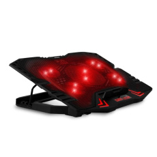 EVOLVEO Ania 5R, chladicí podstavec pro notebook, červené podsvícení EVOLVEO Ania 5R, chladicí podstavec pro notebook, červené podsvícení