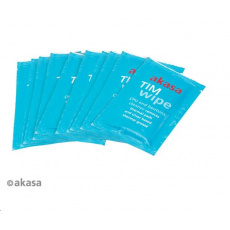 AKASA čistící ubrousky AK-TCW-02, 10 ks, indiv. balené, vhlčené, citrus, pro čištění procesorů, graf. karet AKASA čistící ubrousky AK-TCW-02, 10 ks, indiv. balené, vhlčené, citrus, pro čištění procesorů, graf. karet