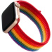 FIXED Nylon Strap nylonový pásek pro Apple Watch 42/44/45mm duhový