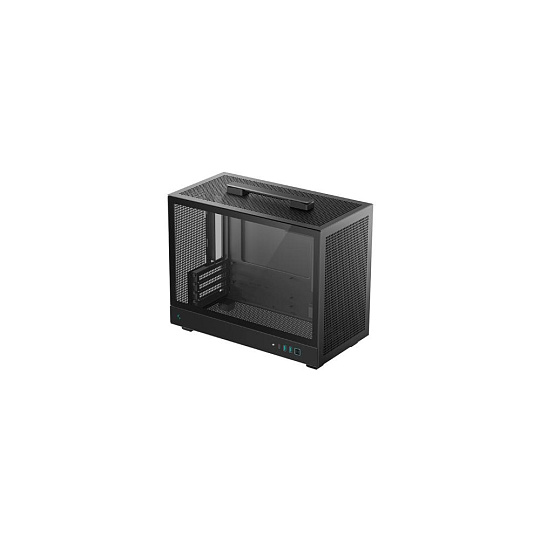 DEEPCOOL Case CH160 PLUS, mATX, Průhledná bočnice, černá