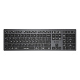 A4tech FBX50C, bezdrátová kancelářská klávesnice, šedá