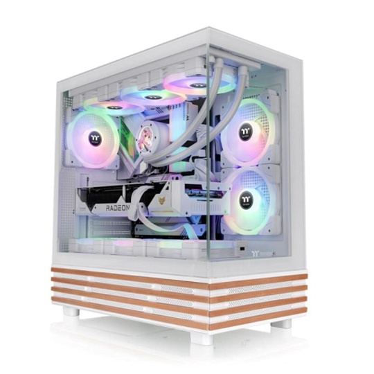 THERMALTAKE Case View 270 Plus WS ARGB, Průhledná bočnice, bílá