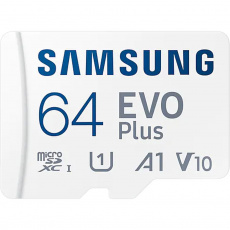 Samsung microSD 64GB Evo Plus + SD adaptér