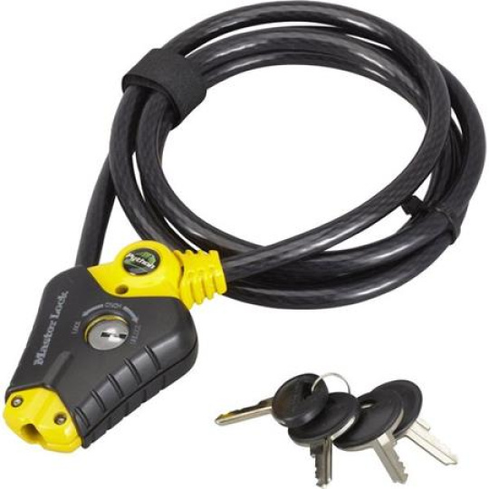 Master Lock Zkracovací lanový zámek  Python 8433EURD - 10mm Master Lock Zkracovací lanový zámek  Python 8433EURD - 10mm