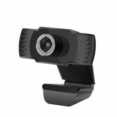 BAZAR C-TECH webkamera CAM-07HD, 720P, mikrofon, černá, "POUŽITO"