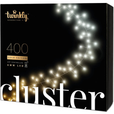 Twinkly Cluster Gold Edition chytrý řetěz se žárovkami 400 ks