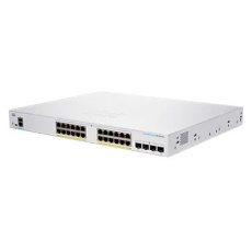 Cisco switch CBS250-24PP-4G, 24xGbE RJ45, 4xSFP, fanless, PoE+, 100W