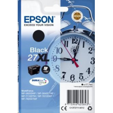 EPSON ink čer Singlepack "Budík" Black 27XL DURABrite Ultra Ink EPSON ink čer Singlepack "Budík" Black 27XL DURABrite Ultra Ink
