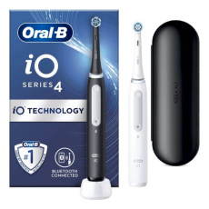 Oral-B iO Series 4 Matt Black+Quite White DUO Pack elektrický zubní kartáček