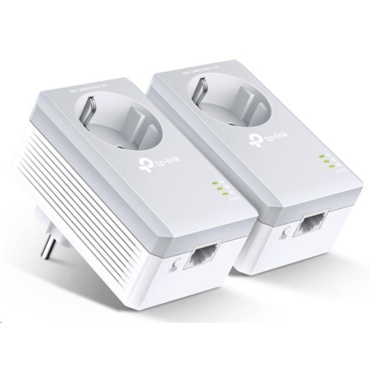 TP-Link TL-PA4010PKIT [Sada adaptérů AV600 Powerline Starter Kit s podporou napájení (AC)]