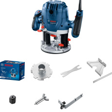 BOSCH GOF 130, horní frézka, 1.300 W, 11.000 – 28.000 ot/min, 6 – 8,0 mm BOSCH GOF 130, horní frézka, 1.300 W, 11.000 – 28.000 ot/min, 6 – 8,0 mm