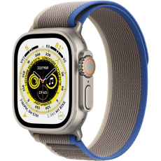 Apple Watch Ultra 49mm titanová s modrošedým trailovým tahem M/L Apple Watch Ultra 49mm titanová s modrošedým trailovým tahem M/L