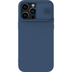 Nillkin CamShield Silky Magnetic Silikonový Kryt pro Apple iPhone 14 Pro Max modrý
