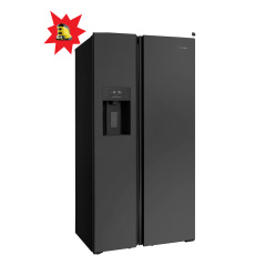 Concept-Americká lednice s výrobníkem ledu LA7691ds TITANIA + Kärcher Škrabka na led Edi 4 Concept-Americká lednice s výrobníkem ledu LA7691ds TITANIA + Kärcher Škrabka na led Edi 4
