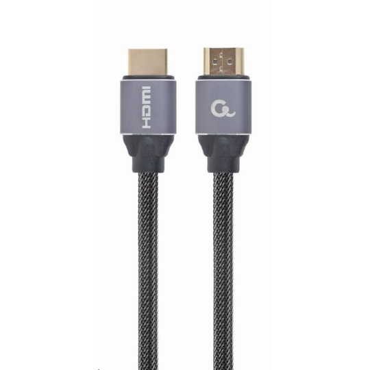 GEMBIRD Kabel CABLEXPERT HDMI 2.0, 2m, opletený, černý, blister