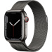 Apple Watch Series 7 Cellular 41mm grafitová ocel s grafitovým milánským tahem 