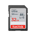 SanDisk SDHC karta 32GB Ultra (R:120/W:120 MB/s, UHS-I, C10)