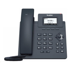 Yealink SIP-T30P IP telefon, 2,3" 132x64 grafický, 2x RJ45 10/100, PoE, 1x SIP, s adaptérem Yealink SIP-T30P IP telefon, 2,3" 132x64 grafický, 2x RJ45 10/100, PoE, 1x SIP, s adaptérem