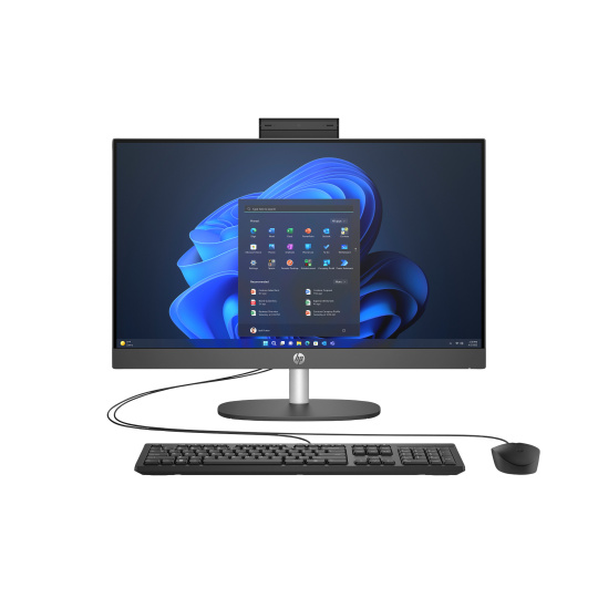 HP AIO ProOne 245 G10 AiO 23.8 NT Ryzen 5 7520U,16GB,512GB,Radeon 610M, WiFi 6 + BT,kláv. a myš,90W,bílá,HDMI,Win11Pro