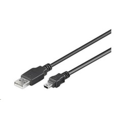 PREMIUMCORD Kabel USB 2.0 A-Mini B (5pin) propojovací 5m PREMIUMCORD Kabel USB 2.0 A-Mini B (5pin) propojovací 5m