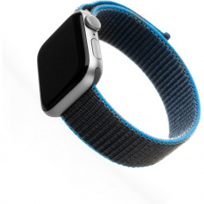 FIXED Nylon Strap nylonový pásek pro Apple Watch 38/40/41mm šedomodrý FIXED Nylon Strap nylonový pásek pro Apple Watch 38/40/41mm šedomodrý