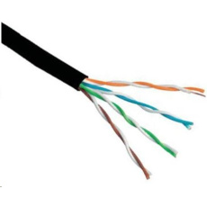 UTP kabel PlanetElite, Cat6, drát, venkovní PE, černý, 305m, cívka UTP kabel PlanetElite, Cat6, drát, venkovní PE, černý, 305m, cívka