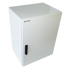 XtendLan 19" venkovní vodotěsný rozvaděč 17U krytí IP55, šířka 600mm, hloubka 450mm, nosnost 65kg, 3-bodový zámek, šedý XtendLan 19" venkovní vodotěsný rozvaděč 17U krytí IP55, šířka 600mm, hloubka 450mm, nosnost 65kg, 3-bodový zámek, šedý