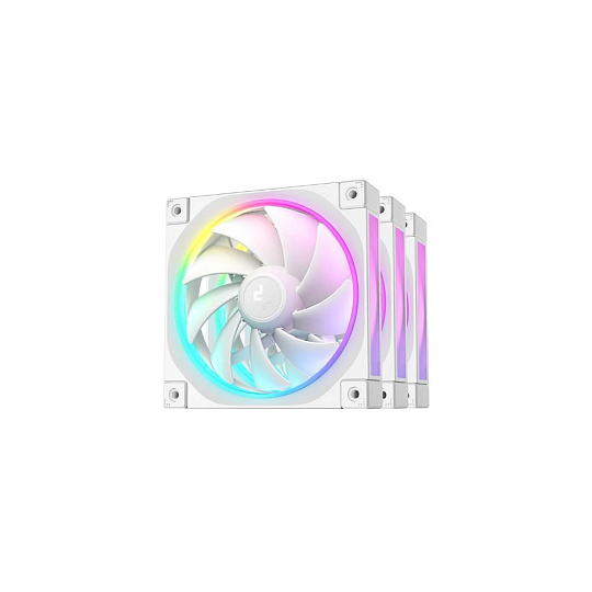 DEEPCOOL Ventilátor FL12 WH 3v1, 3x120mm, ARGB, bílá