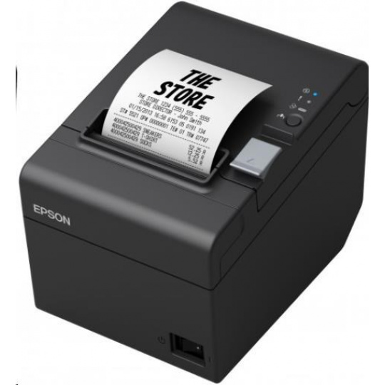 Epson TM-T20III, pokladní tiskárna, USB/LAN, 8 dots/mm (203 dpi), řezačka, černá