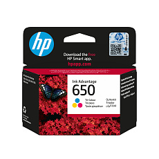 HP 650 Tri-color Ink Cart, 5 ml, CZ102AE (200 pages) HP 650 Tri-color Ink Cart, 5 ml, CZ102AE (200 pages)