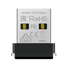 TP-Link Archer TX1U Nano WiFi6 USB adapter (AX300,2,4GHz/5GHz,USB2.0) TP-Link Archer TX1U Nano WiFi6 USB adapter (AX300,2,4GHz/5GHz,USB2.0)