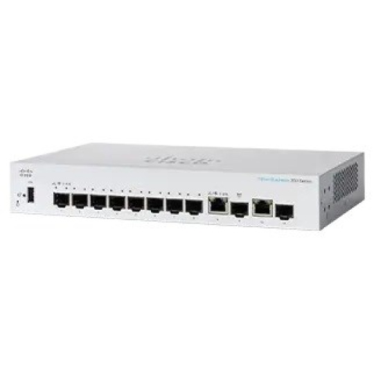 Cisco switch CBS350-8S-E-2G-EU, 8xGbE SFP, 2xGbE RJ45/SFP