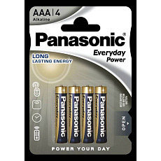 Panasonic Alkalická baterie LR03EPS/4BP Everyday Power (Blistr 4 ks) Panasonic Alkalická baterie LR03EPS/4BP Everyday Power (Blistr 4 ks)