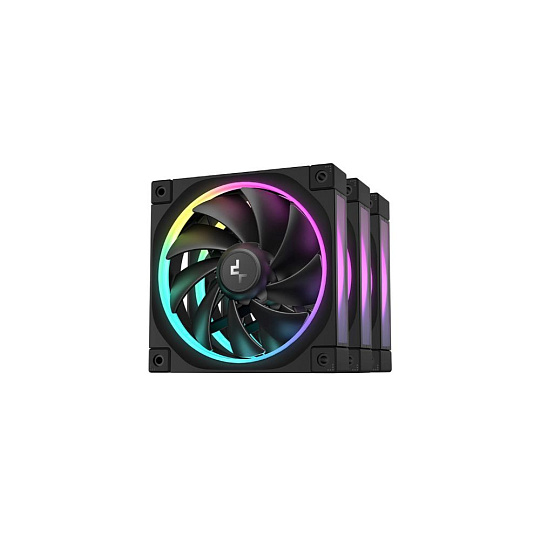 DEEPCOOL Ventilátor FL12 3v1, 3x120mm, ARGB, černá