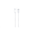 WG - Datový kabel Type-C to USB-A / 2m / 3A / nylon braided / white