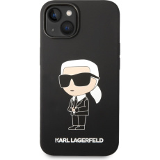 Karl Lagerfeld Liquid Silicone Ikonik NFT kryt iPhone 14 Plus černý Karl Lagerfeld Liquid Silicone Ikonik NFT kryt iPhone 14 Plus černý
