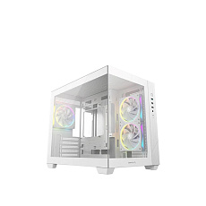 DEEPCOOL Case CG330 3F, mATX, Průhledná bočnice, 3x120mm ARGB Fan, bílá DEEPCOOL Case CG330 3F, mATX, Průhledná bočnice, 3x120mm ARGB Fan, bílá