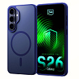 3mk ochranný kryt Smoke MagCase Blue pro Samsung Galaxy S26
