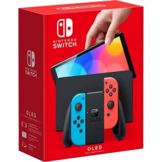 Nintendo Switch (OLED model) Neon Blue/Neon Red - EU distribuce Nintendo Switch (OLED model) Neon Blue/Neon Red - EU distribuce